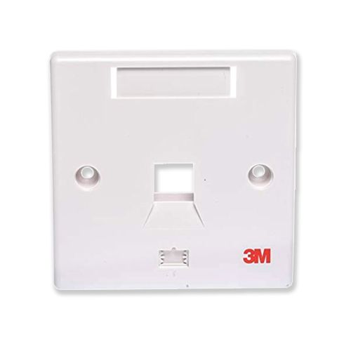 3M FACE PLATE 1 PORT [10923]