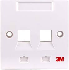 3M FACE PLATE 2 PORT [10922]