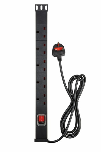 PDU 6 WAY-13A (Aluminum-ألمونيوم)
